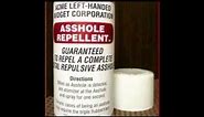 Funny Gift - ASSHOLE Repellent The Ultimate GAG Gift Prank Gift
