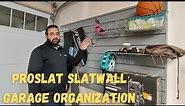 Installing Home Depot Proslat Slatwall Panel | Super Easy Garage Organization