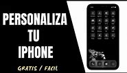 CÓMO PERSONALIZAR TU IPHONE con ICONOS y WIDGETS GRATIS 📱[2022]