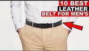 👉10 Best Leather Belt | leather Belt for Men | Men's Leather Belt