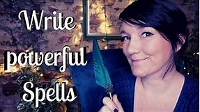 How to write a spell | Beginner witch tips | Writing spells for Witches