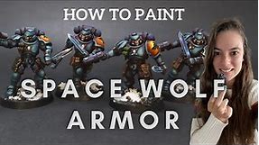 How to Paint Space Wolf Armor