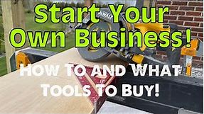 Starting a Handyman/Contracting Business? Steps to take and tools to get!