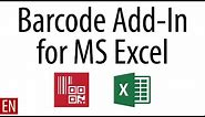 How to Create Barcodes in Excel - Just ONE Click