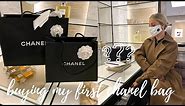 MY FIRST CHANEL BAG | SHOP WITH ME & CHANEL UNBOXING