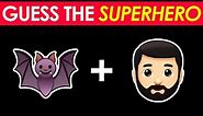 🦸‍♂️ Can You Guess The SUPERHERO by Emoji? 🦸‍♂️ | Emoji Challenge