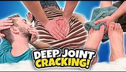 Cracking EVERY Joint in Our Bodies!! (Necks, Toes, Ears, Knuckles, Backs, Wrists, and More!)