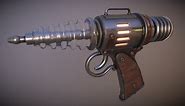 Retro-Futuristic Ray Gun - 3D model by WJS