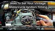 How To Set Ignition Timing On Honda CB350, CB360, CB450 And CB500T Family Of Motorcycles