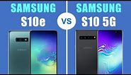 Samsung Galaxy S10e vs S10 5G | Comparison