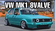 VW MK1 8VALVE **VELOCITY STACK** SLEEPER | CW VLOG EP 1