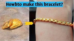 How to Make Gold Bracelet | 24k Gold Bracelet | gold bracelet making
