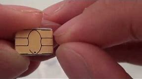 How to Cut a Normal SIM to a Nano SIM Card