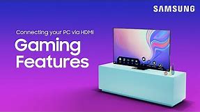 Connecting a PC to your TV or Smart Monitor via HDMI for gaming | Samsung US