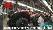 Honda ATV Production in the United States (Quad/SxS)