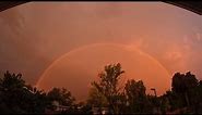 Rainbow, Lightning Seen Together in Utah Thunderstorm