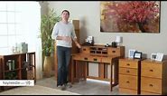 Belham Living Everett Mission Writing Desk with Optional Hutch - Product Review Video