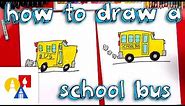 How To Draw A School Bus