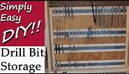 DIY: Drill Bit Storage Rack - Magnetic