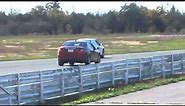 2012 Toyota Camry Hybrid versus Ford Fusion Hybrid drag race