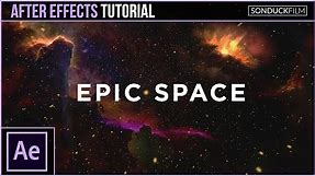 After Effects Tutorial: Epic Space Scene with Nebulas