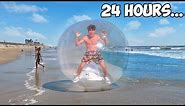 LIVING IN A BUBBLE FOR 24 HOURS!