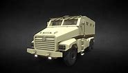 (Concept) MRAP Vehicle - 3D model by KrStolorz (Krzysztof Stolorz) (@KrStolorz)