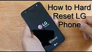 How to Hard Reset LG Mobile Tracfone - Open Locked Android Phone LG - Free & Easy