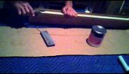 Pool table - replacing rail cushion rubber bumper - Part 4