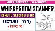 whiskbroom scanner | multispectral scanner | remote sensing and gis | lecture 7(1)