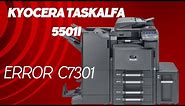 kyocera taskalfa 5501i erro code C7301 how to fix