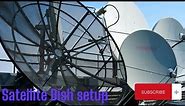 How to setup 90cm satellite Dish