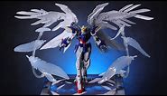 Level Up Your Gundam Wing Display | RG Wing Gundam Zero EW Seraphim Feather Review