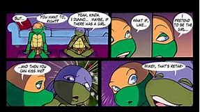 Michelangelo x Donatello - What if like I be just pretend? [ Short comic YAOI ] (TMNT)