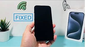 iPhone 15 Pro Max Black Screen of Death (FIXED)