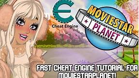moviestarplanet cheat engine rares tutorial! (MSP)