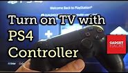 Turn Your TV on Using Your PS4 Controller [How-To]