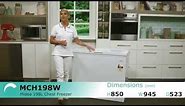 Midea MCH198W 198L Chest Freezer overview by expert - Appliances Online