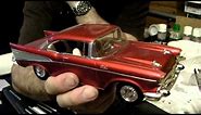 57 Chevy Bel Air Revell / Monogram, Chevrolet 1/24th model kit build, part 5, completed