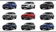 New 2022 Hyundai Tucson Colors - Detailed Comparison