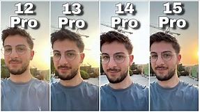 iPhone 15 Pro vs 14 Pro vs 13 Pro vs 12 Pro Photo and Video Test !