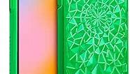 FELONY CASE iPhone 13/ iPhone 14 Case - Neon Green Kaleidoscope Phone Cover - Anti-Scratch, Tough and Durable, 360° Shockproof Protective Case Designed for Apple iPhone iPhone 13/ iPhone 14