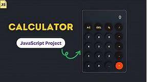 Calculator HTML CSS JavaScript | JavaScript Projects for Practice