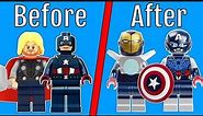 I Made LEGO Iron Man Suits for all the Avengers