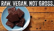 Chocolate Brownies with Ganache | Raw. Vegan. Not Gross.