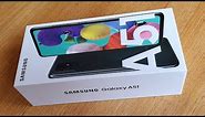 Samsung Galaxy A51 Black Unboxing - Its Impressive