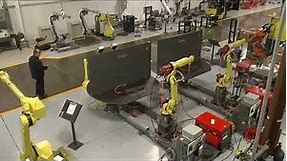 Two Fanuc ArcMate 120 iC Robots Welding