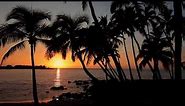 [10 Hours] Sunset at Mahai'ula Beach, Hawaii - Video & Audio [1080HD] SlowTV