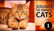 10 SOUNDS TO ANNOY CATS | Make your Cat Go Crazy! HD Vol. 1
