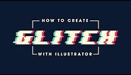 Illustrator Beginner Tutorial: Glitch Effect Tutorial
